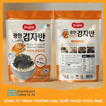 Rong biển Sogim vị hải sản 380g (10 gói/thùng)